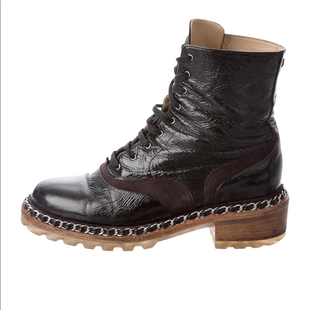Chanel Combat Boots